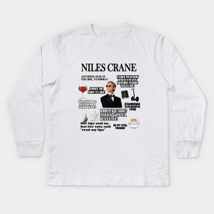 niles crane Kids Long Sleeve T-Shirt